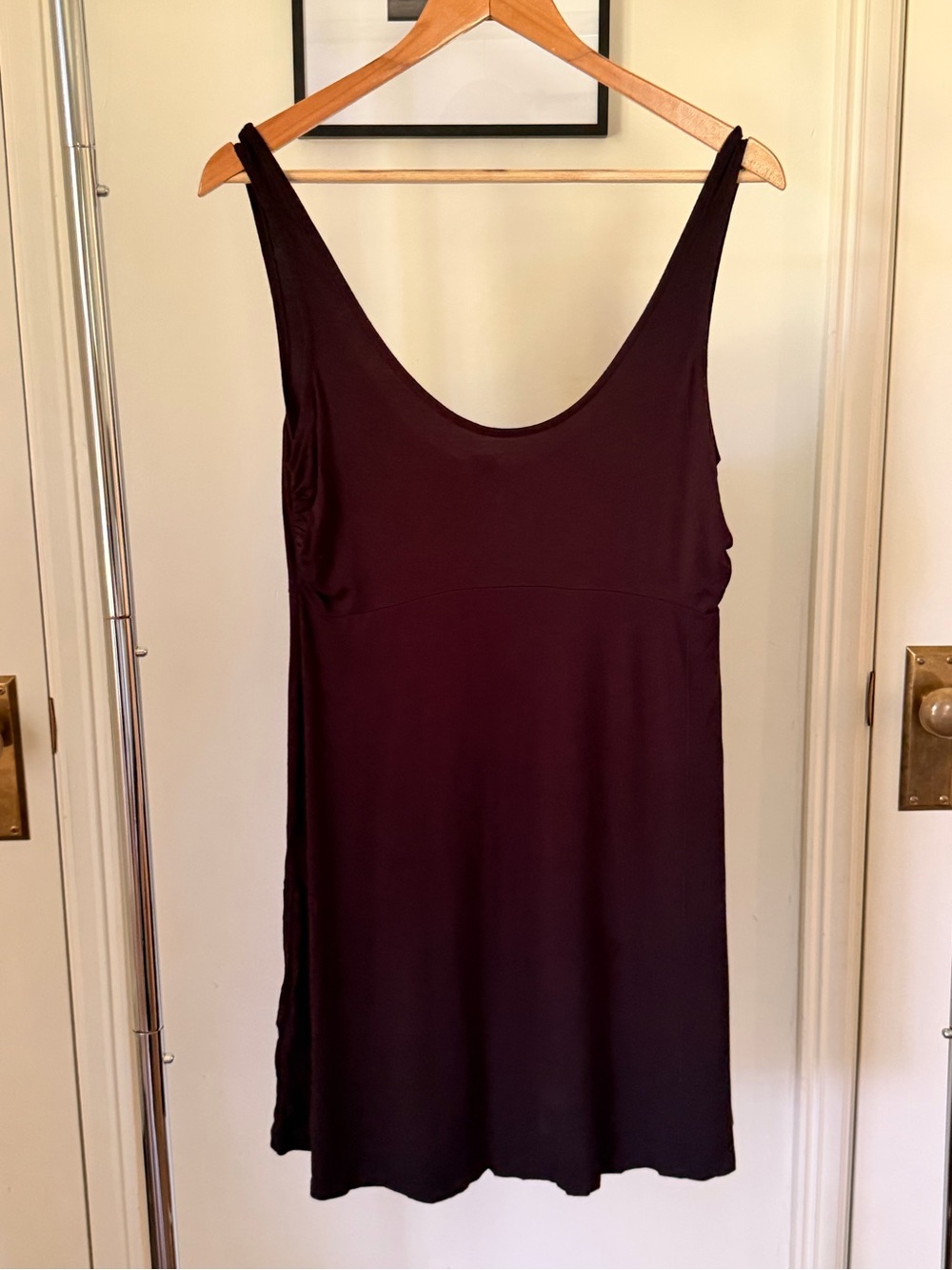 Volcom Black Scoop Neck Slip Dress